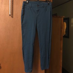 Teal jeggings